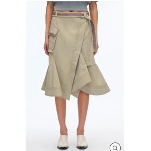 3.1 Phillip Lim Layered Flounce Cargo Skirt size 2